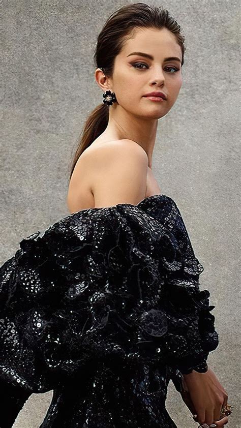 Selfish love (with selena gomez) (tiësto remix). Beautiful Singer Selena Gomez In Black Dress Photoshoot 4K ...