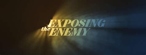 Discussing sshrc research project children of the enemy with prof. Exposing the Enemy | A Gateway Series | Gateway Church