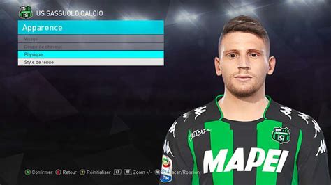 Raspadori is a center forward footballer from italy who plays for sassuolo in pro evolution soccer 2021. Domenico Berardi Face - PES 2018 - PATCH PES | New Patch ...