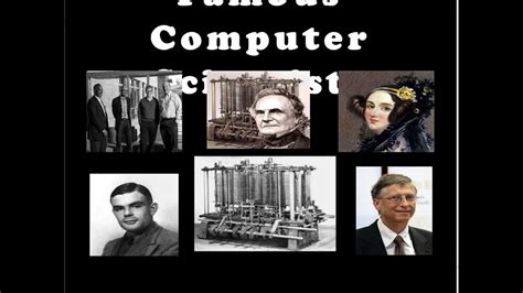 10 famous computer scientists you should know about. Famous Computer Scientists by Surbhi - YouTube