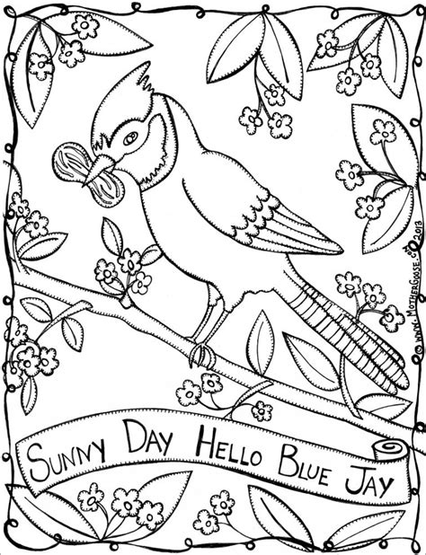 Showing 12 coloring pages related to blue jays. Blue Jay Coloring Page for Kids - ColoringBay