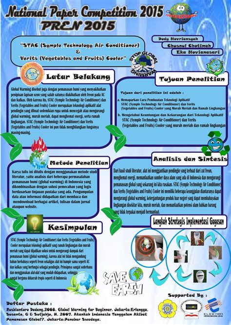 Kirimkan ini lewat email blogthis! Modul Pembuatan Poster Lingkungan Go Green : 50 Contoh ...