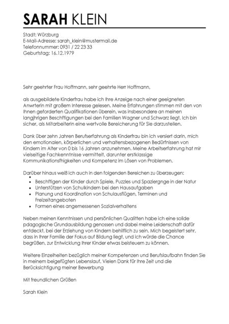 Diskutieren sie fahrtkostenzuschuss im lohn. Bewerbungsanschreiben Textvorlage