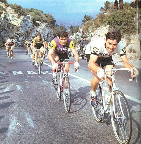 Raymond poulidor arriving third at the 20th stage of the tour de france in july 1976. Raymond Poulidor & Eddy Merckx | Bicycle & Vintage by ...