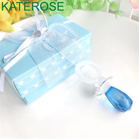4.5 (23) on time shipping customer service contact supplier. Baby Shower Favors and Gift Blue Crystal Nipple Infant ...