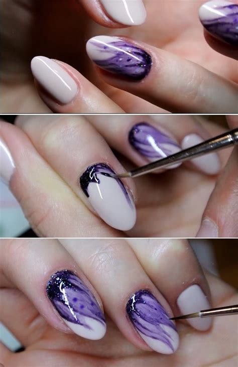 I also did posture nail design in a similar way for the first time 41 Super Easy Nail Art Ideas for Beginners | Easy nail art ...