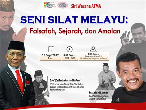 Menghasilkan tiga buah bab dalam buku (bdb) yang menghuraikan secara mendalam perkara berikut: Seni Silat Melayu: Falsafah, Sejarah dan Amalan | INSTITUT ...