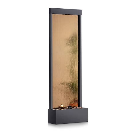 Swans water fountain collection indoor fountain 2000. Alpine Corporation Mirror Water-Fall-Bronze Fountain with ...