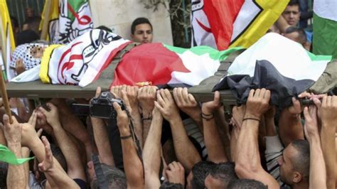 7 de noviembre de 201906:55 am cst. Miles asisten al funeral del menor palestino muerto por ...