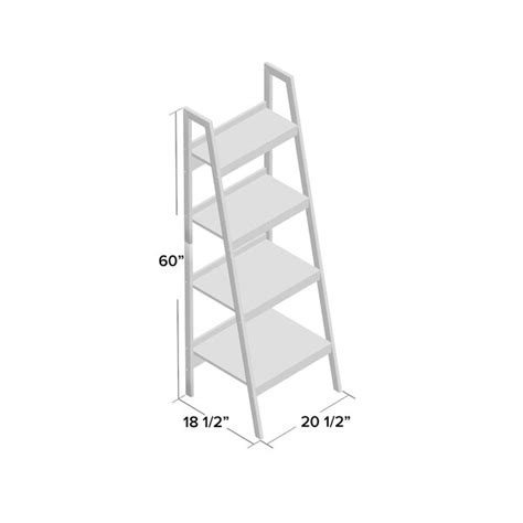 Keep everything organized with office bookcases. Wrought Studio Rupert 60" H x 20.6" W Ladder Bookcase ...