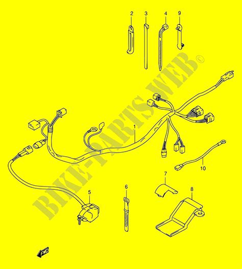Kawasaki vn2000 vulcan 2000 electrical wiring harness diagram schematic here. WIRING HARNESS (DR Z400Y/K1/K2/K3/K4) for Suzuki DR-Z 400 2004 # SUZUKI MOTORCYCLES - Genuine ...