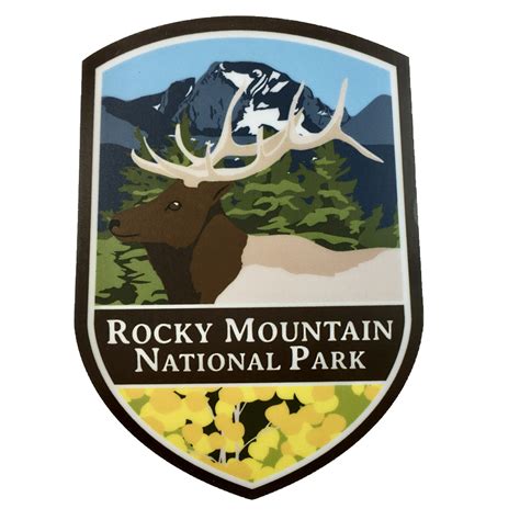 High quality printing on durable, weather resistant vinyl. Sticker - Rocky Mountain National Park Elk - Rocky ...