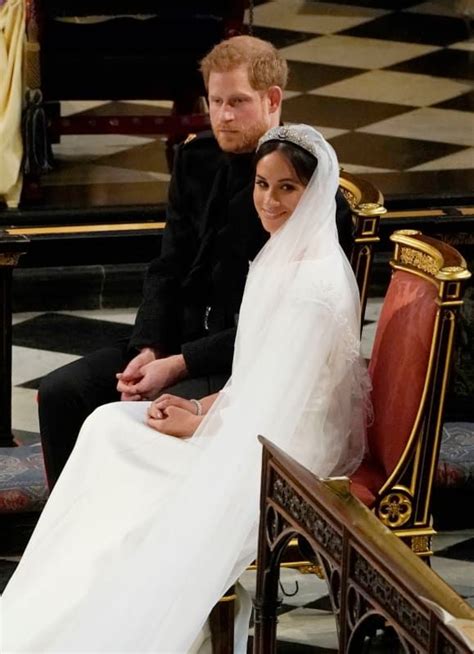 Wedding watchers hailed prince harry and meghan, saying the couple had thrown the royal family into the 21st century with their modern ceremony that included a gospel choir and charismatic american bishop. Meghan Markle-Prince Harry Wedding: The Dress! The Guests ...