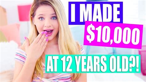 The last way for a 12 year old to make some money fast is to become an affiliate for a company selling a product online. How I Made Thousands of Dollars at 12 YEARS OLD! | 12 year ...