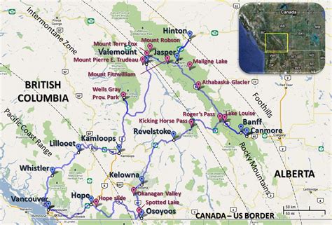 It may not be reproduced or redistributed without the prior written permission of the province of british columbia. Map of southern British Columbia | At the end of July 2006 ...