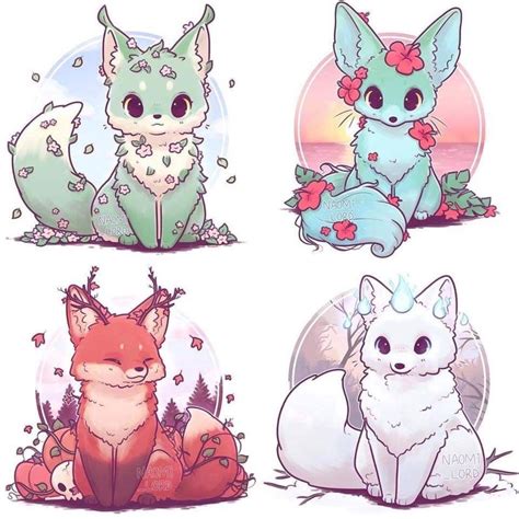 Pin by Marizelle Claassen on Cute kawaii animals in 2020 | Cute animal drawings, Cute art ...