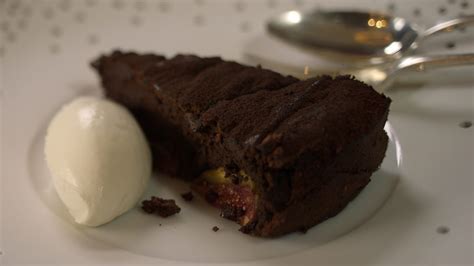 We would look forward to the end of the year just to buy their date and walnut cake. BBC One - Home Comforts at Christmas, Surviving the Season, Chocolate and fig mousse cake