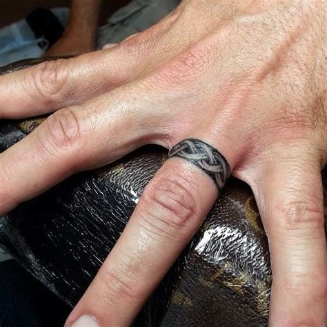 With this, you may wonder what happens to your engagement ring? 35 Creative Wedding Band Tattoo Ideas to Copy - ChicWedd