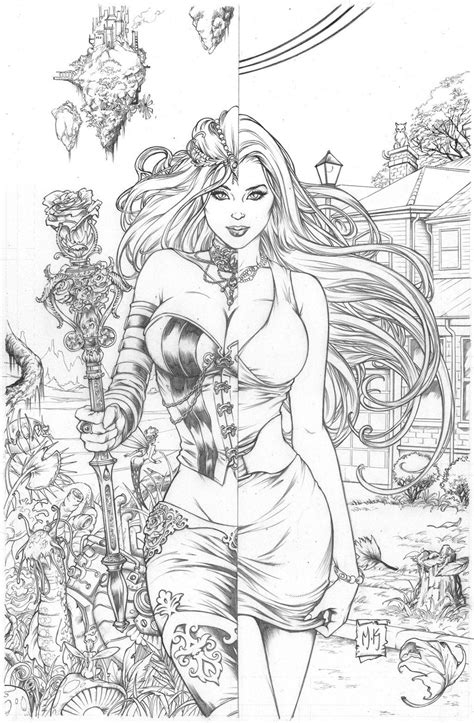 Select one of 1000 printable coloring pages of the category adult. Wonderland #12 Pencils by ~Kromespawn on deviantART (With ...