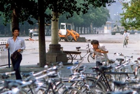 Beijing has manufactured a cultural amnesia around the june 4th massacre; 90 Miles From Tyranny : A different angle of the tank man of Tiananmen Square