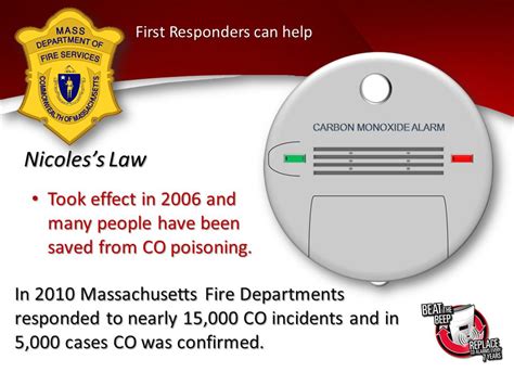 How do you prevent carbon monoxide poisoning? Nicole's Law - Carbon Monoxide Safety | Gloucester, MA ...