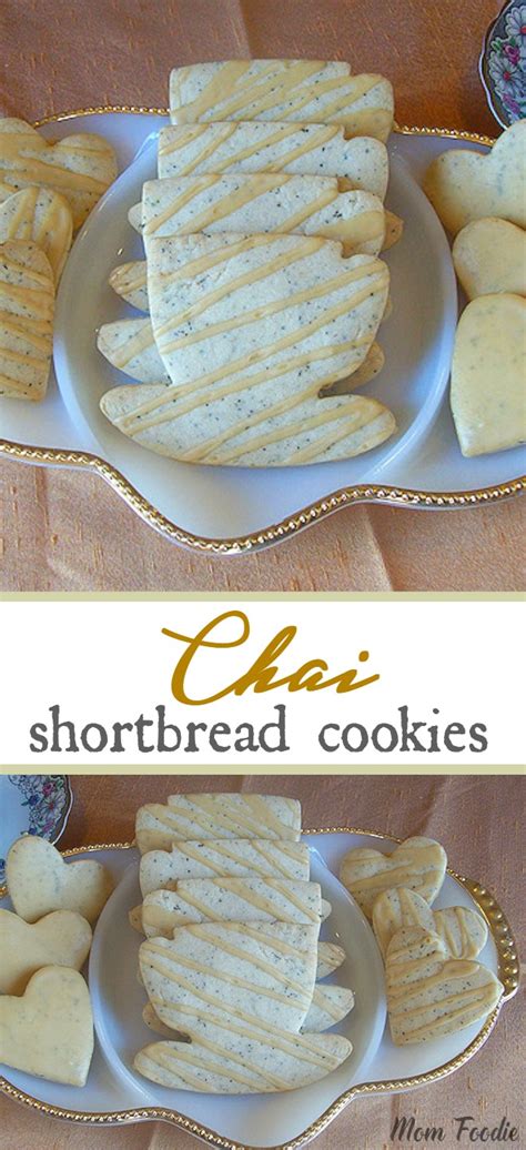 Shortbread cookies are the perfect christmas cookies. Chai Shortbread Cookie Recipe | Chai Glaze