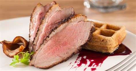 Check spelling or type a new query. Smoked Duck with Five Spice Waffles and Hibiscus… | Maple ...