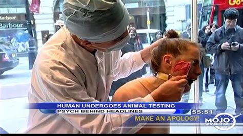 Are there any animal care companies whose products don't test on animals? Human Undergoes Animal Testing - YouTube