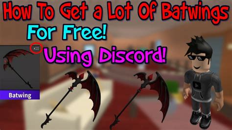 Videos matching free godlies in mm2 hack revolvy. MM2 HOW TO GET FREE BATWINGS USING DISCORD! | Murder ...