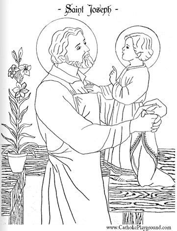 Welcome to the family page! Vie & coloriages de st Joseph - Le Blog de Jackie