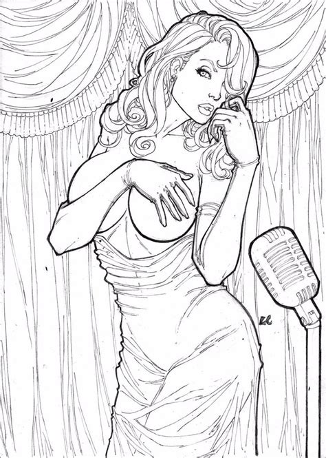 Use these images to quickly print coloring pages. Jessica Rabbit by Luis Carlos | Jessica rabbit, Adult ...