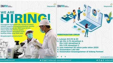 Check spelling or type a new query. Lowongan Kerja Bio Farma Paling Lambat 10 Juli 2020 ...