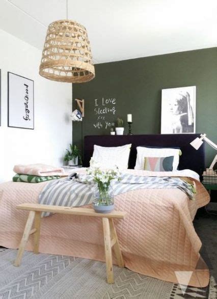 Accent walls are simply walls that have a a bedroom accent wall can be painted in two colors but choose your paints carefully. 48 Trendy Bedroom Paint Colors Gold Benjamin Moore | Green bedroom walls, Sage green bedroom ...