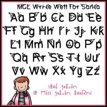 The cursive lettering of the taylor swift signature on the cover resembles a font called satisfaction. MGL Free Font - Write Well for Santa | Holiday fonts, Best ...