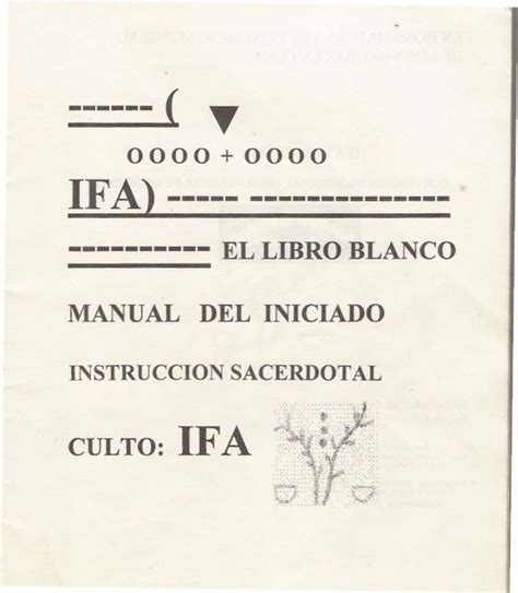 ) gratis en pdf, epub. El-Libro-Blanco-de-Ifa-Manual-Del-Iniciado.pdf | Libro ...