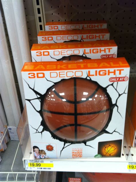 What better way to showcase your personality than to select a bedroom set? Basketball LED night light @Target | Basketball themed ...