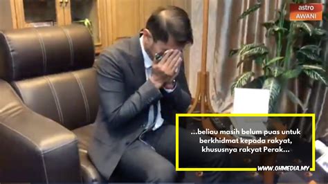 Pejabat meteorologi perak jalan datuk ahmad yunus, 32000 sitiawan, perak. Exco Perak Berat Hati Tinggalkan Pejabat, Menangis ...