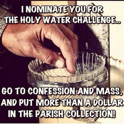 Halloween hello gif by pablo. Holy water challenge | Catholic memes, Catholic humor ...