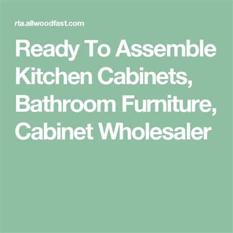 See more ideas about ready to assemble cabinets, rta cabinets, kitchen and bath. Ready To Assemble Kitchen Cabinets, Bathroom Furniture ...