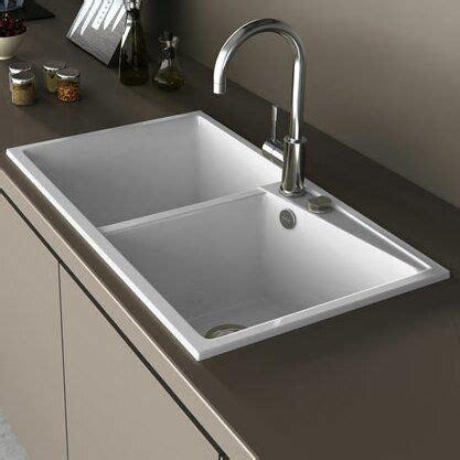 Shop for ceramic kitchen sinks from our kitchen range at john lewis & partners. Angelina 86cm x 51cm Double Bowl Inset Kitchen Sink Belfry ...