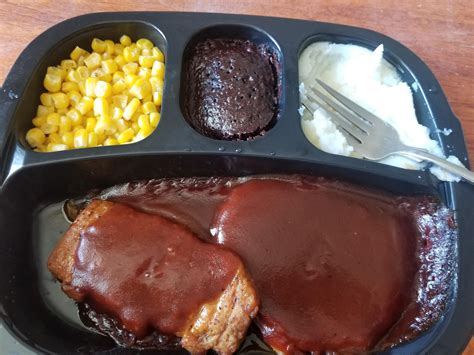 Mix butter, egg and orange. This TV dinner I just bought, put the brownie between the ...