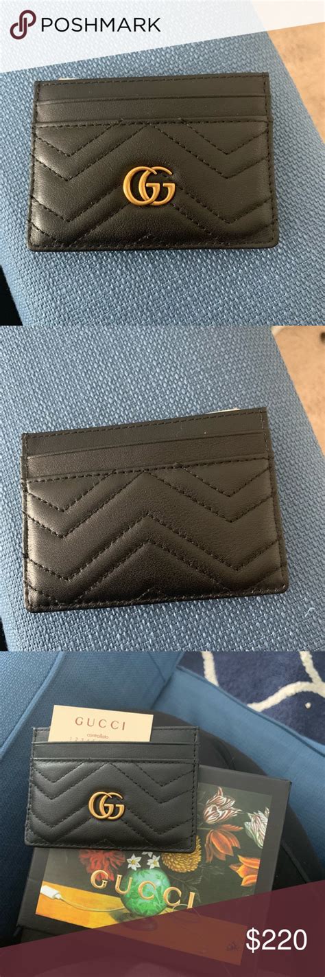 Get the best deals on gucci gift card and save up to 70% off at poshmark now! Gucci card holder | Gucci card holder, Gucci, Gucci black