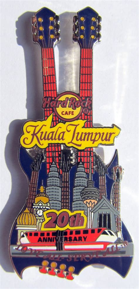 Petronas towers in kuala lumpur, malaysia. Hard Rock Cafe (HRC) Pins, Guitar Pins and Caps: Kuala Lumpur