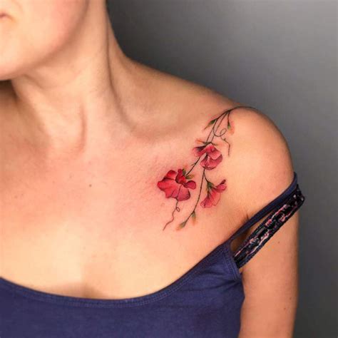 26 wildflower tattoo ideas for the free spirits of the world. Top 57+ Best Sweet Pea Flower Tattoo Ideas - [2021 ...