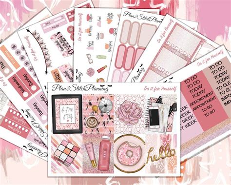 And before you even mention it, not everything is crafted from sourdough either. Do it for Yourself Deluxe Weekly Sticker Kit for the Erin Condren Vertical Planner | Planner ...