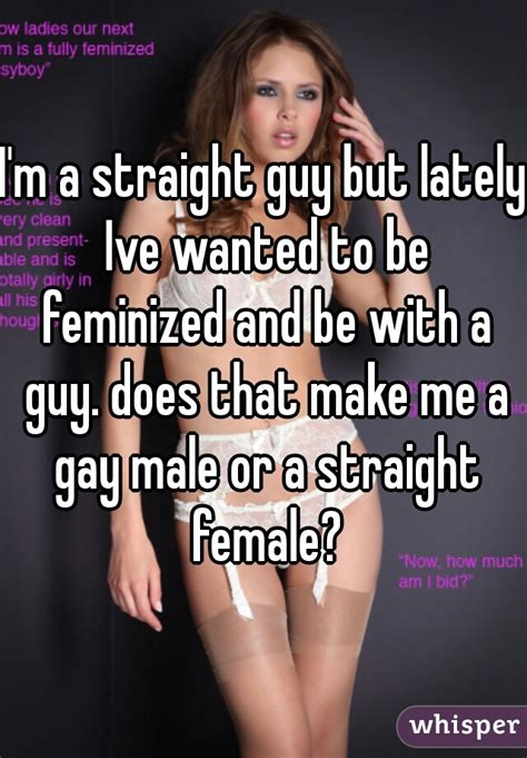 Good psychological turning of a straight man in prison. I'm a straight guy but lately Ive wanted to be feminized ...