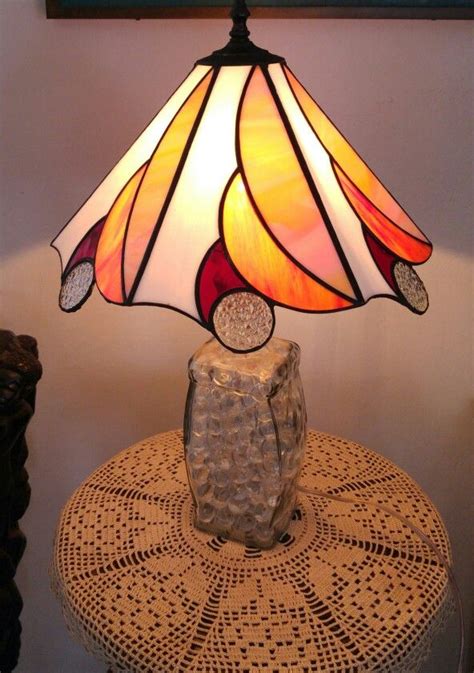 Most attractive stained glass lamps. Stained Glass Lamp Shade Pattern : Elyranch Com Stained ...