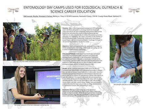 For information about head start or early head start programs, call your local office. ENTOMOLOGY DAY CAMPS USED FOR ECOLOGICAL OUTREACH ...