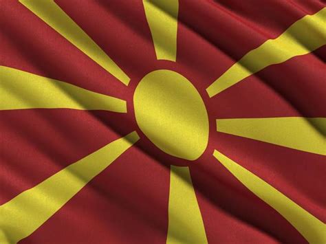 The flag of north macedonia is the national flag of the republic of north macedonia and depicts a stylized yellow sun on a red field, with eight broadening rays extending from the center to the edge of the field. Греки требуют от Македонии сменить название страны ...