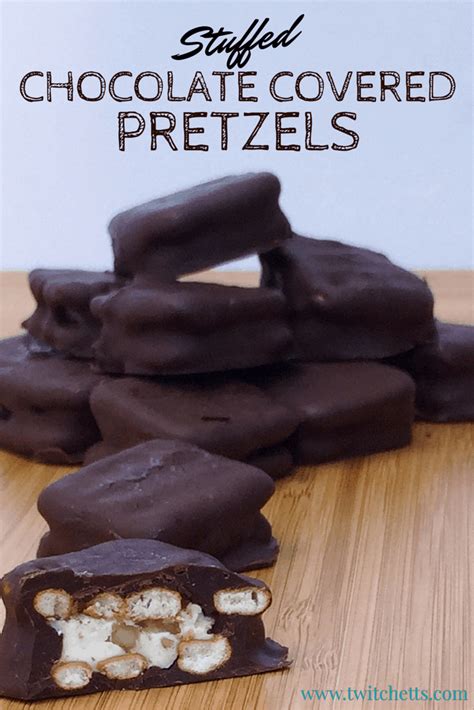 Wrap them in little cellophane bags for the perfect holiday gift for teachers, neighbors and friends! Stuffed Chocolate Covered Pretzels - Twitchetts